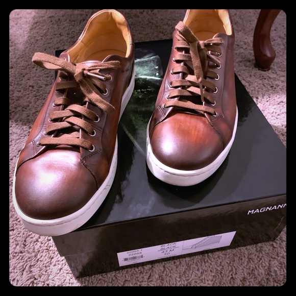 Magnanni Other - Magnanni leather sneakers size 10 tobacco